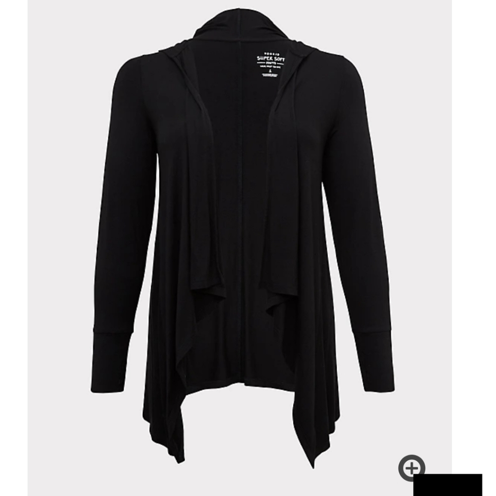 NWT Torrid super soft drape front hooded cardigan